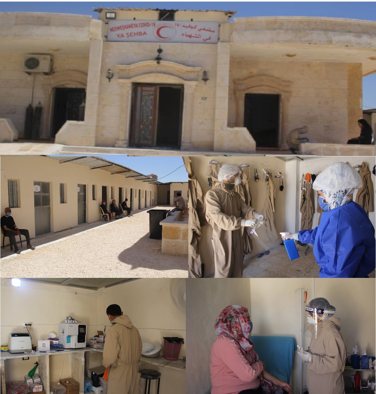 Heyva Sor a Kurd opens Covid Hospital in Shehba